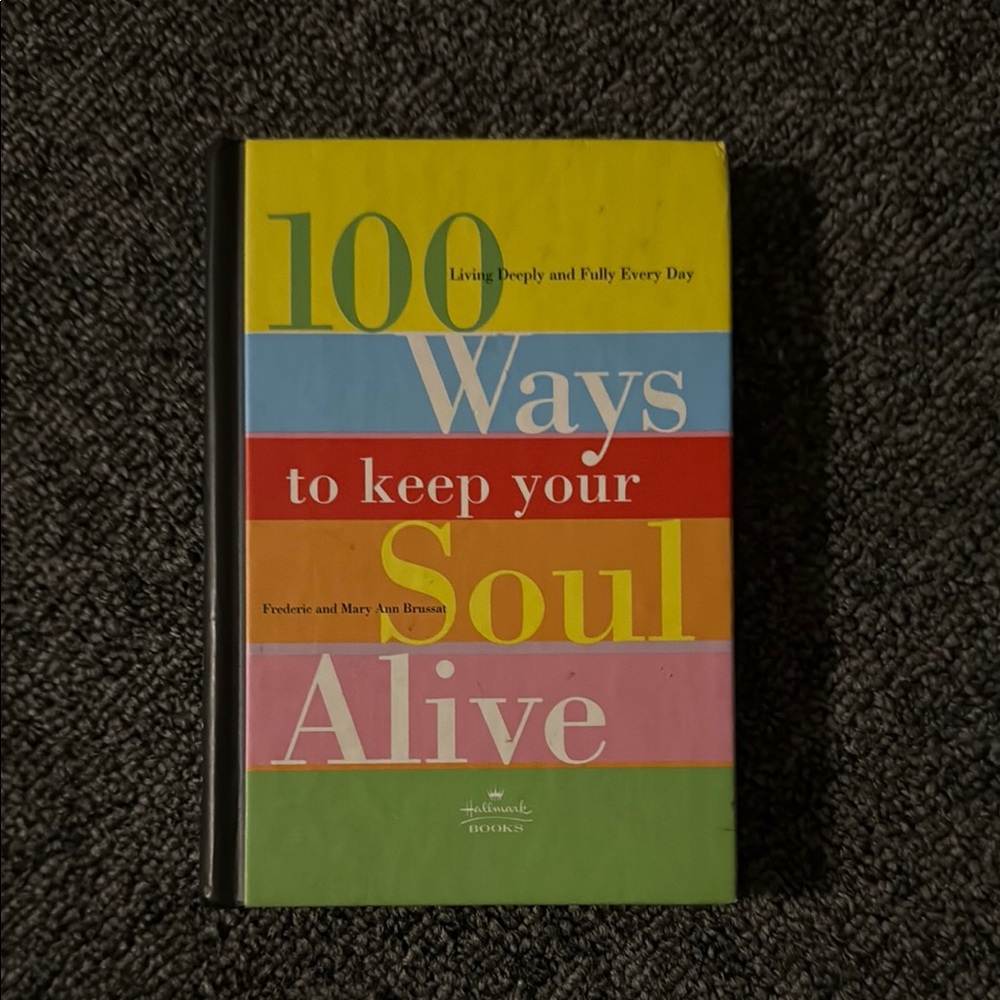 Hallmark Multicolor '100 Ways to Keep Your Soul Alive' Book